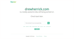 Desktop Screenshot of drewherrick.com