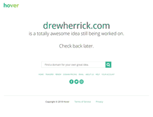 Tablet Screenshot of drewherrick.com